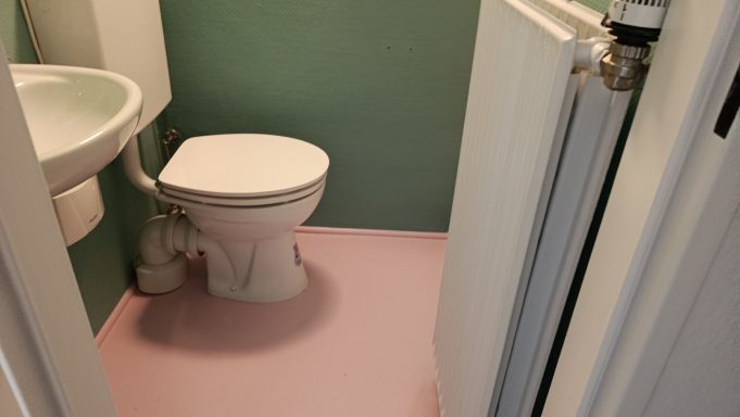 Gäste WC in Farbe